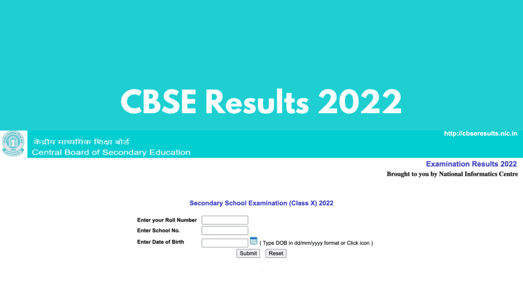 CBSE Results 2022 Latest Update