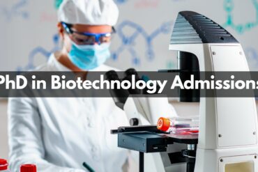 PhD in Biotechnology Admissions