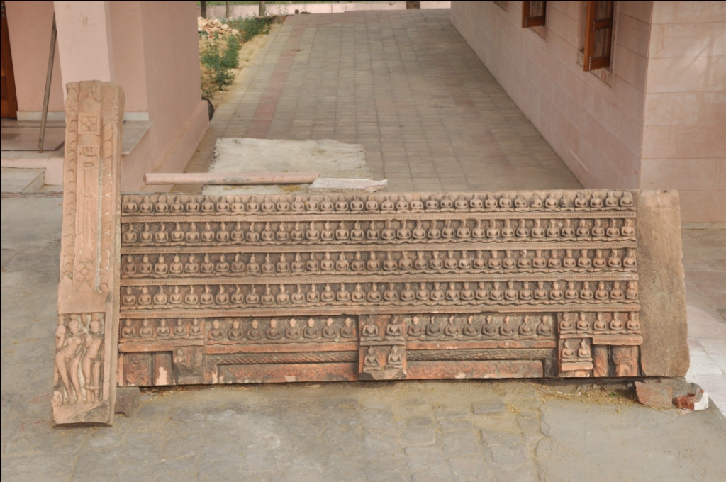 4th-century Jain-relief excavated at Nishiyaji at Hastinapur Jain Temple