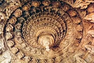 Dilwara Jain Temple Mount Abu ceiling detail