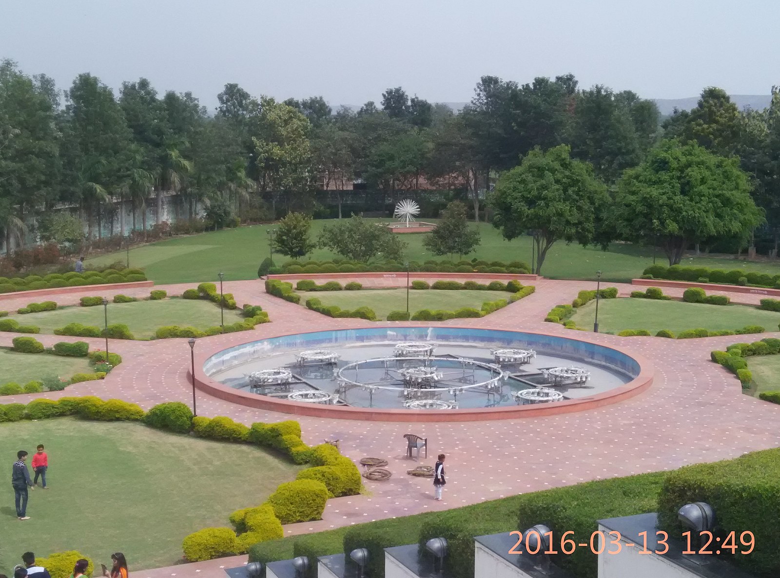 Garden at Tijara Jain Mandir