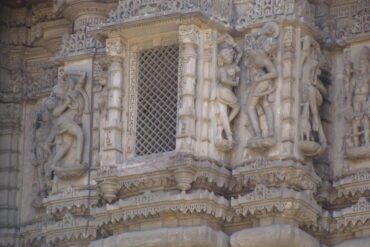 Hutheesing Jain Temple Carved exterior wall