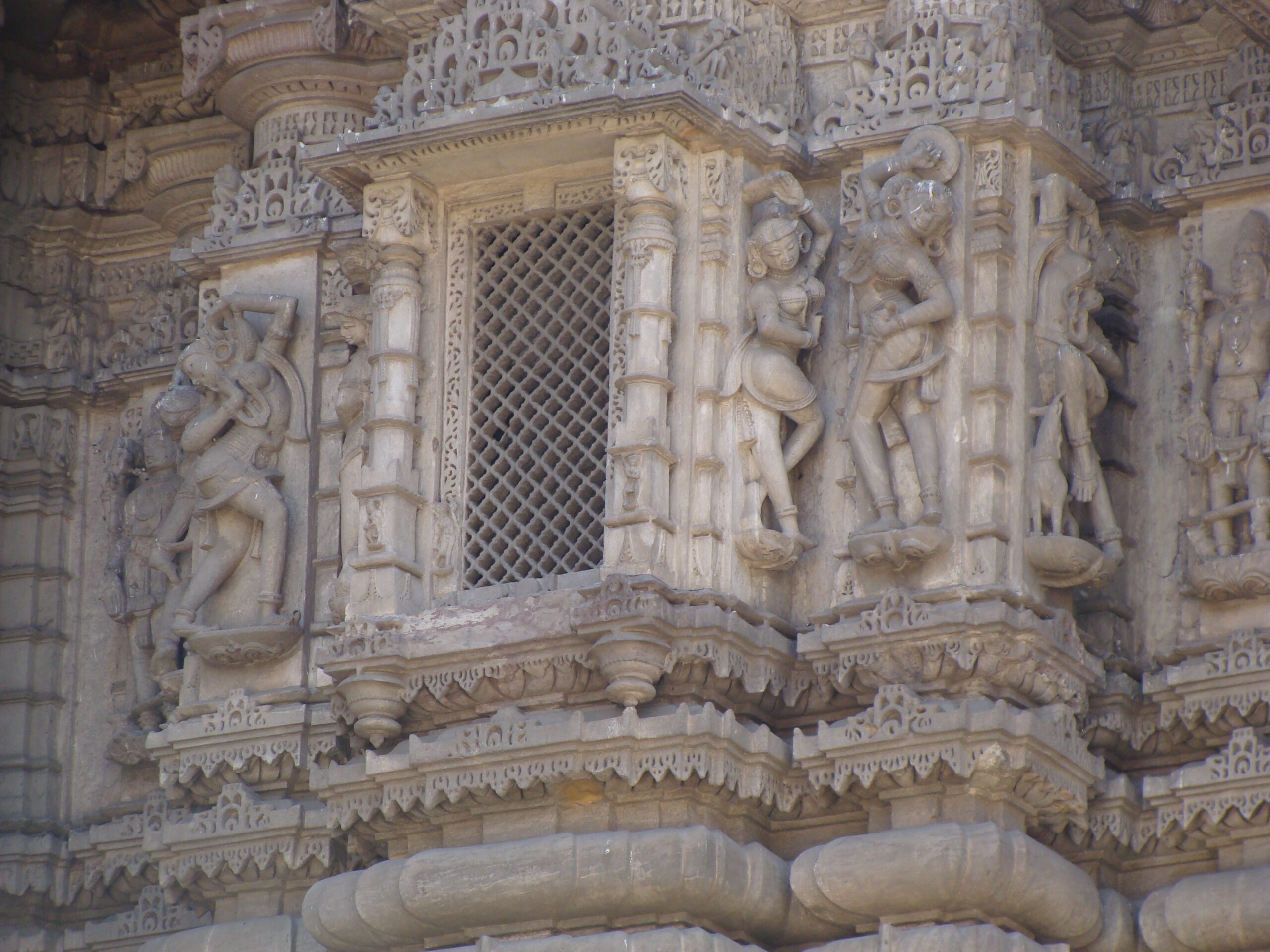 Hutheesing Jain Temple Carved exterior wall