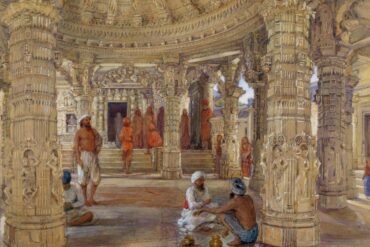 Interior of the Luna Vasahi or Shri Neminath Temple, Dilwara Jain Temple Mount Abu