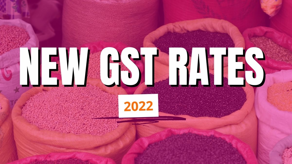 NEW GST Rates