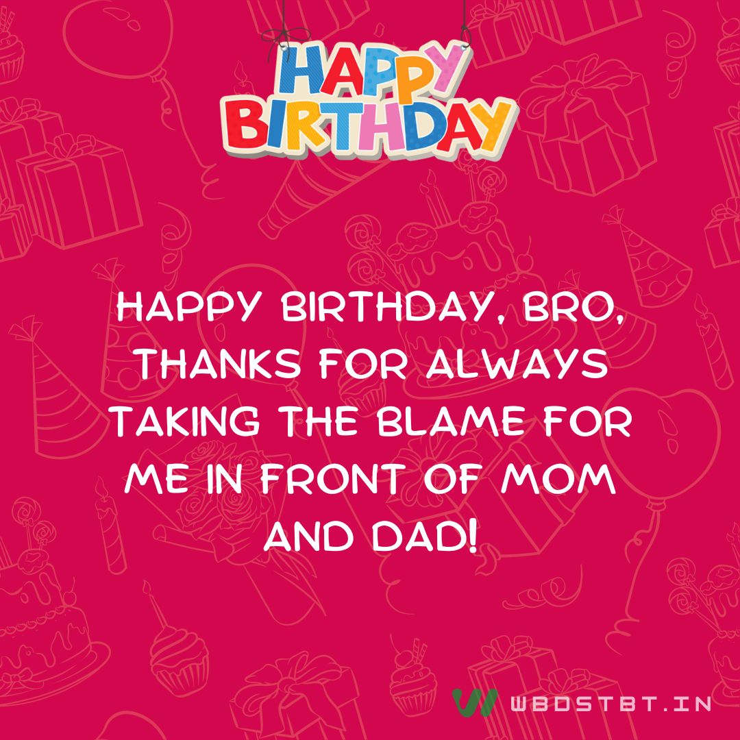 Birthday greetings for Brother