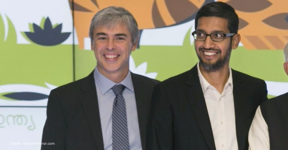 Larry Page and Sundar Pichai