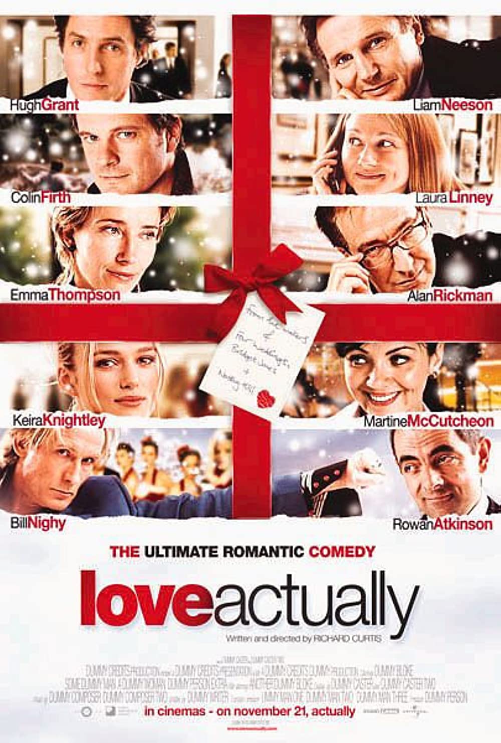 Love Actually (2003) Christmas Movies