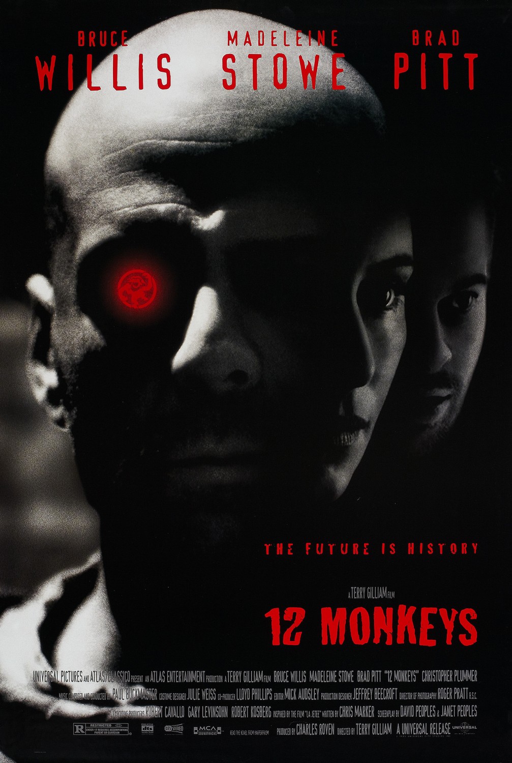 12 monkeys (1995) a bruce wills movie